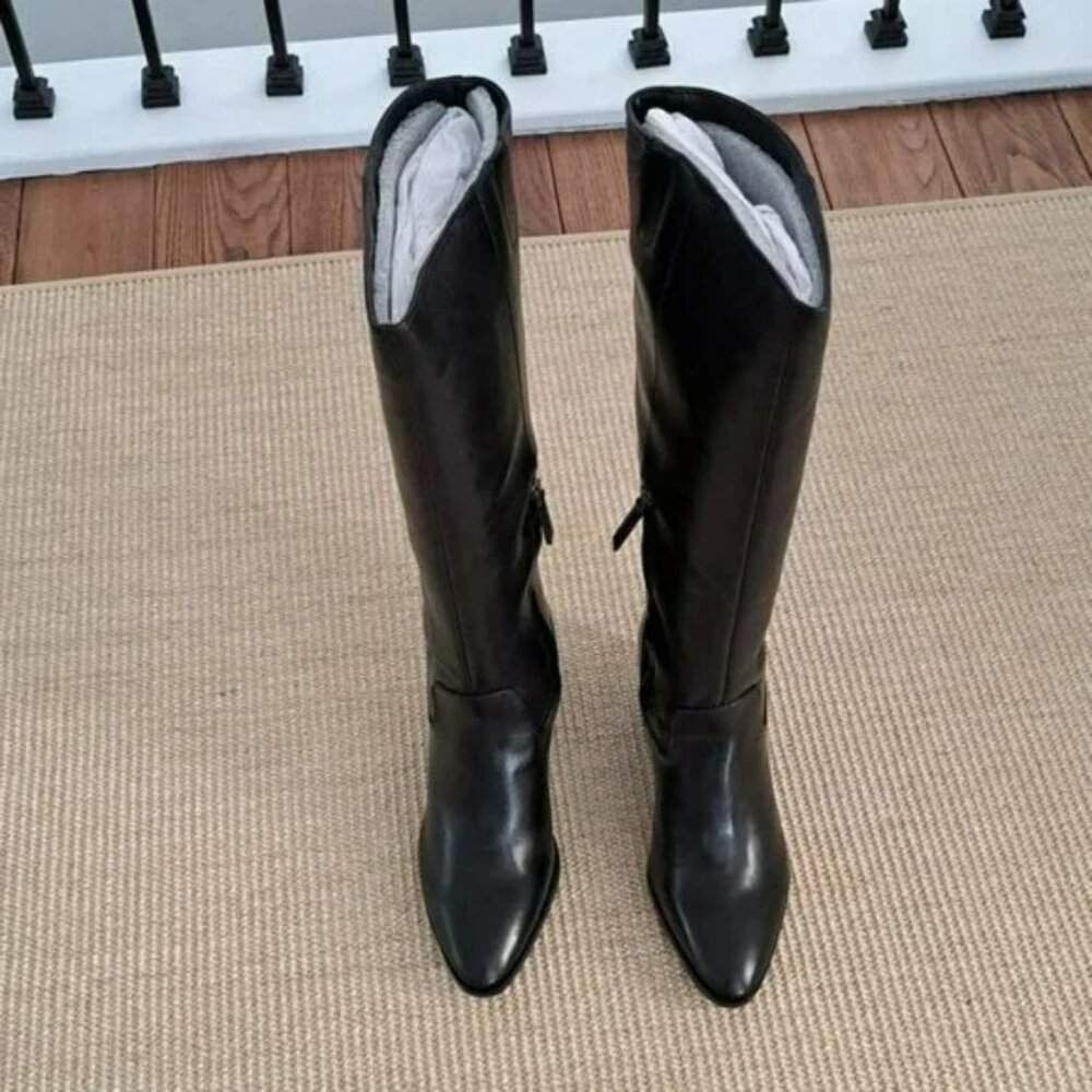 Vince Camuto Evronna Tall Boots - Color: Black - Size: Women 9 - Picture 5 of 11